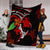 Hawaiian Turtle Hibiscus And Plumeria Flower Polynesian Premium Blankets - AH - Polynesian Pride