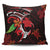 Hawaiian Turtle Hibiscus And Plumeria Flower Polynesian Pillow Covers - AH Pillow Covers Black - Polynesian Pride