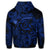 Hawaiian Turtle Hibiscus Plumeria Kanaka Polynesian Hoodie Blue Soft Style - Polynesian Pride