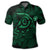 Hawaiian Turtle Hibiscus Plumeria Kanaka Polynesian Polo Shirt Green Soft Style - Polynesian Pride