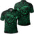 Hawaiian Turtle Hibiscus Plumeria Kanaka Polynesian Polo Shirt Green Soft Style Unisex Black - Polynesian Pride