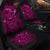 Hawaiian Turtle Hibiscus Plumeria Kanaka Polynesian Car Seat Covers Pink - Soft Style - AH - Polynesian Pride