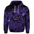 Custom Hawaiian Turtle Hibiscus Plumeria Kanaka Polynesian Hoodie Purple Soft Style - Polynesian Pride