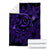 Hawaiian Turtle Hibiscus Plumeria Kanaka Polynesian Premium Blankets Purple - Soft Style - AH - Polynesian Pride