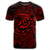 Hawaiian Turtle Hibiscus Plumeria Kanaka Polynesian T Shirt Red Soft Style AH - Polynesian Pride