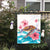 Hawaiian Turtle Hibiscus Waves Polynesian Flag - AH - Polynesian Pride