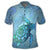 Hawaiian Turtle In The Sea Bubble Polynesian Polo Shirt - Polynesian Pride