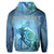 Custom Hawaiian Turtle In The Sea Bubble Polynesian Hoodie - Polynesian Pride