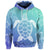 Custom Hawaiian Turtle In The Sea Polynesian Hoodie - Polynesian Pride