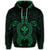 Hawaiian Turtle Kanaka Polynesian Hoodie Green - Polynesian Pride