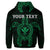 Custom Hawaiian Turtle Kanaka Polynesian Hoodie Green - Polynesian Pride