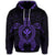 Hawaiian Turtle Kanaka Polynesian Hoodie Purple - Polynesian Pride