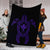 Hawaiian Turtle Kanaka Polynesian Premium Blankets - Purple - AH - Polynesian Pride