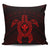 Hawaiian Turtle Kanaka Polynesian Pillow Covers - Red - AH Pillow Covers Black - Polynesian Pride