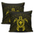 Hawaiian Turtle Kanaka Polynesian Pillow Covers - Yellow - AH - Polynesian Pride