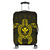 Hawaiian Turtle Kanaka Polynesian Luggage Covers - Yellow - AH Black - Polynesian Pride