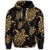 Hawaiian Turtle Pattern Golden Hoodie - Polynesian Pride