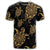 Hawaiian Turtle Pattern Golden T Shirt AH - Polynesian Pride