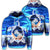 Hawaiian Turtle Plumeria Coconut Tree Polynesian Hoodie Blue Unisex Art - Polynesian Pride