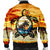 Hawaiian Turtle Plumeria Coconut Tree Polynesian Bomber Jacket Gold - AH - Polynesian Pride