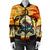 Hawaiian Turtle Plumeria Coconut Tree Polynesian Bomber Jacket Gold - AH - Polynesian Pride