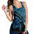 Hawaiian Turtle Plumeria Kakau Polynesian Quilt Racerback Tank Blue AH - Polynesian Pride