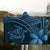 Hawaiian Turtle Plumeria Kakau Polynesian Quilt Hooded Blanket Neo Blue AH - Polynesian Pride