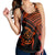 Hawaiian Turtle Plumeria Kakau Polynesian Quilt Racerback Tank Neo Orange AH - Polynesian Pride