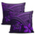 Hawaiian Turtle Plumeria Kakau Polynesian Quilt Pillow Covers Neo Purple AH - Polynesian Pride