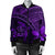 Hawaiian Turtle Plumeria Kakau Polynesian Quilt Bomber Jacket Neo Purple AH - Polynesian Pride