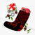 Hawaiian Turtle Plumeria Kakau Polynesian Quilt Christmas Stocking Neo Red AH - Polynesian Pride