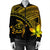 Hawaiian Turtle Plumeria Kakau Polynesian Quilt Bomber Jacket Neo Yellow AH - Polynesian Pride