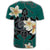 Hawaiian Turtle Plumeria Polynesian T Shirt Mint AH - Polynesian Pride