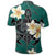 Hawaiian Turtle Plumeria Polynesian Polo Shirt Mint AH - Polynesian Pride