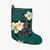 Hawaiian Turtle Plumeria Polynesian Christmas Stocking Mint - AH Christmas Stocking 26 X 42 cm Black - Polynesian Pride