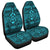 Hawaiian Turtle Polynesian Tribal Car Seat Covers Blue AH Universal Fit Black - Polynesian Pride