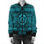 Hawaiian Turtle Polynesian Tribal Bomber Jacket Blue AH - Polynesian Pride