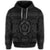 Hawaiian Turtle Polyensian Tribal Hoodie Gray - Polynesian Pride