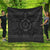 Hawaiian Turtle Polynesian Tribal Premium Quilts Gray AH Black - Polynesian Pride