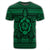 Hawaiian Turtle Polynesian Tribal T Shirt Green AH - Polynesian Pride