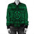 Hawaiian Turtle Polynesian Tribal Bomber Jacket Green AH - Polynesian Pride