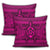 Hawaiian Turtle Polynesian Tribal Pillow Covers Pink AH - Polynesian Pride