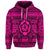 Custom Hawaiian Turtle Polyensian Tribal Hoodie Pink - Polynesian Pride