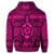 Hawaiian Turtle Polyensian Tribal Hoodie Pink - Polynesian Pride