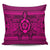 Hawaiian Turtle Polynesian Tribal Pillow Covers Pink AH Pillow Covers Black - Polynesian Pride