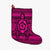 Hawaiian Turtle Polynesian Tribal Christmas Stocking Pink AH Christmas Stocking 26 X 42 cm Black - Polynesian Pride