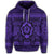 Hawaiian Turtle Polyensian Tribal Hoodie Purple - Polynesian Pride