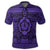 Hawaiian Turtle Polynesian Tribal Polo Shirt Purple - Polynesian Pride