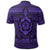 Hawaiian Turtle Polynesian Tribal Polo Shirt Purple - Polynesian Pride