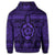 Hawaiian Turtle Polyensian Tribal Hoodie Purple - Polynesian Pride